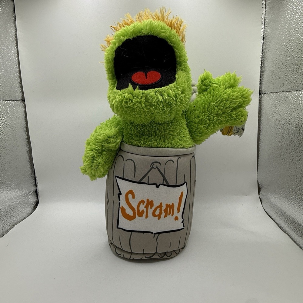 Sesame Street Oscar the Grouch‎ 10" Plush NWT Kohl's Cares Exclusive Collectible